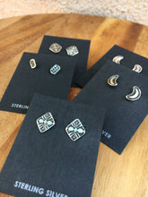 Load image into Gallery viewer, Stamped earring studs - various designs